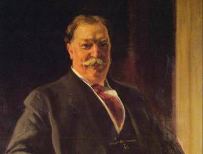 Retrato del presidente de EE UU, William Taft.