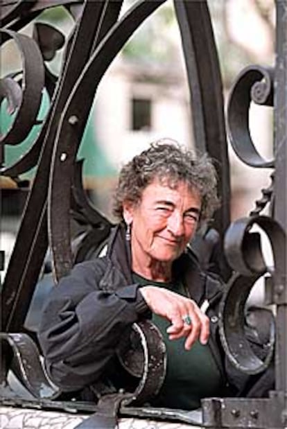 La historiadora Lucy R. Lippard, en Barcelona.