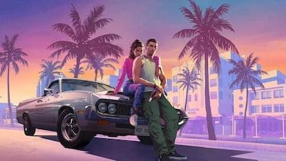 Cartel publicitario de GTA VI