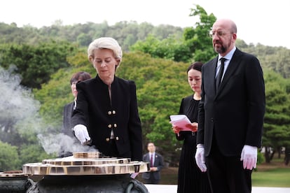 Ursula von der Leyen y Charles Michel