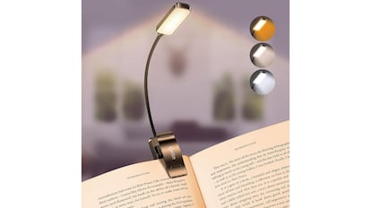 Esta lámpara de lectura es ideal para regalar en Navidad a las personas más aficionadas a la literatura.