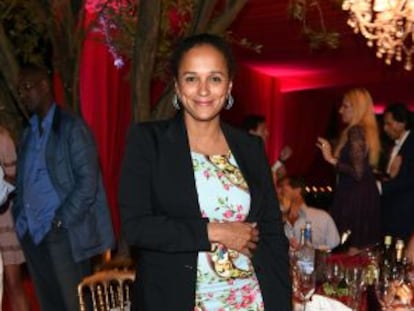 Isabel dos Santos, em Saint-Tropez, em meados do ano.