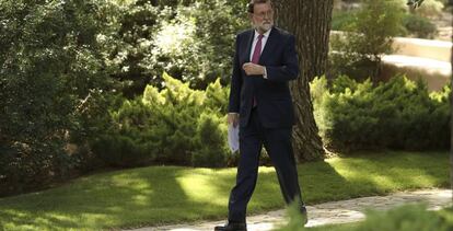 El presidente del Gobierno, Mariano Rajoy, la pasada semana.