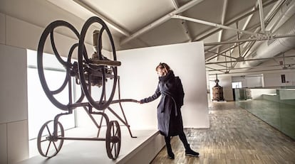 Interior del Museo de las Ciencias del Vino, en Almendralejo.