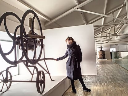 Interior del Museo de las Ciencias del Vino, en Almendralejo.