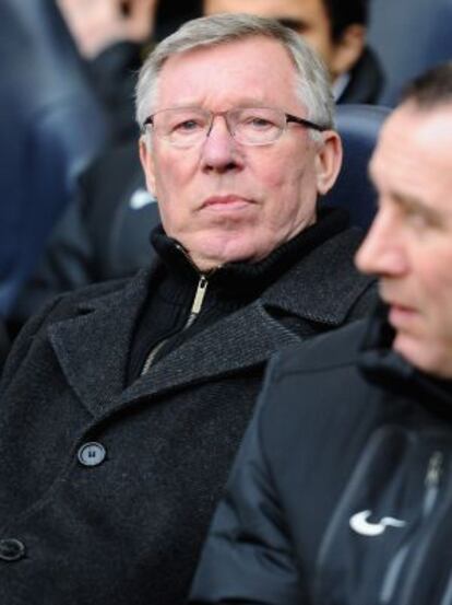 Ferguson, en el banquillo de White Hart Lane.