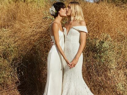 Esta pareja de lesbianas es la nueva imagen de la colección nupcial de Reformation