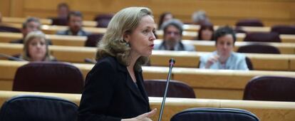 La vicepresidenta de Asuntos Económicos, Nadia Calviño.