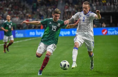 González, durante un amistoso contra Bosnia.