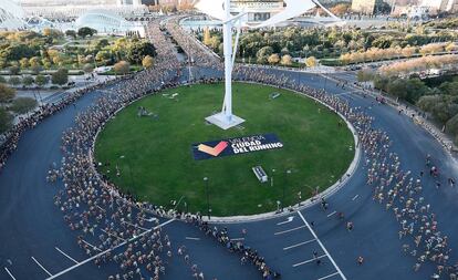 Salida de la edición de 2018 de la maratón València Trinidad Alfonso EDP.