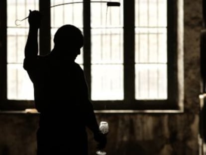 Fotograma del documental &quot;El misterio del Palo Cortado&quot;, sobre el vino de Jerez, estrenado en 2015 por el cineasta Jos&eacute; Luis L&oacute;pez Linares. 