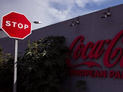 Vista parcial de la planta de Coca-Cola European Partners (CCEP) en Málaga.
