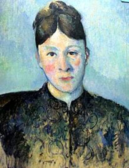 <i>Retrato de la señora Cézanne</i>, pintado en torno a 1885.