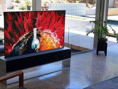 LG lanza en España su primer televisor enrollable 