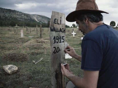 Sergio García, de la Asociación Sad Hill, en el documental.