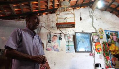 Francisco Alves, em sua casa de Loteamento.