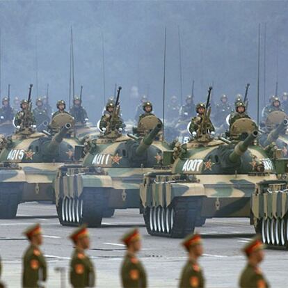Desfile militar en Pekín.