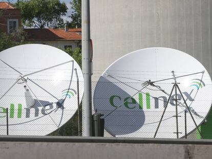 Antenas de la empresa Cellnex en Torre Espa&ntilde;a.