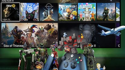 Interfaz de la app Xbox de los Fire TV