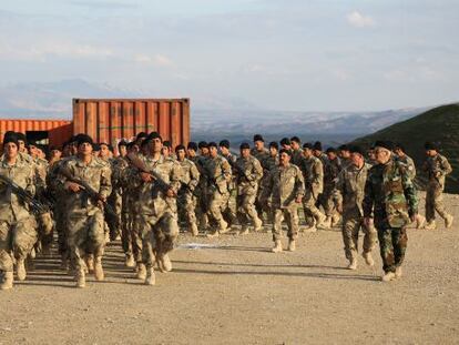 Treinamento com ex-militares dos EUA no Iraque, em foto cedida por Matthew VanDyke.