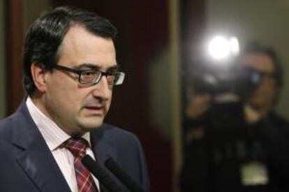 En la imagen, el portavoz del PNV en el Congreso, Aitor Esteban. EFE/Archivo