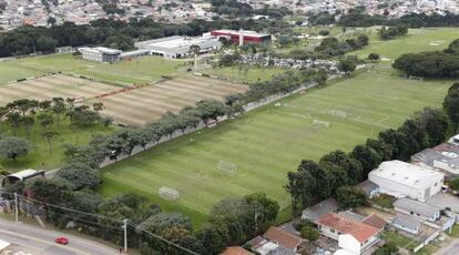 Vista a&eacute;rea del centro de entrenamiento de Caju.