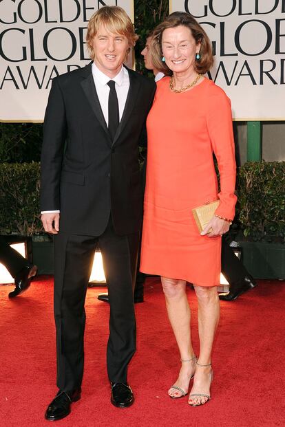 Owen Wilson acudió a la gala con su madre. 