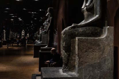 Una de las salas del Museo Egipcio de Turín, con una de las colección más importantes del mundo.