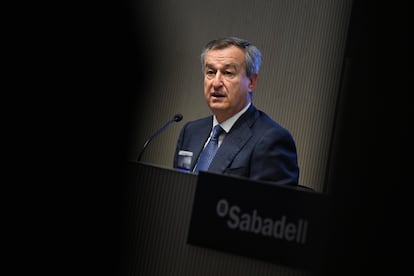 El CEO del Banco Sabadell, Cesar Gonzalez-Bueno.