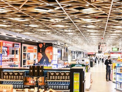 Tienda Duty Free en el aeropuerto de Madrid-Barajas.