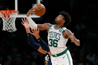 Marcus Smart, en el partido Celtics-Utah, el 6 de marzo.