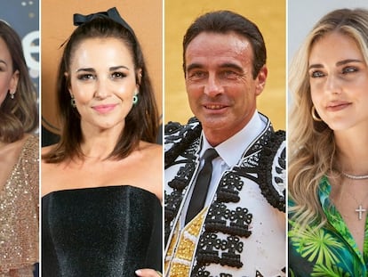 Chenoa, Paula Echevarría, Enrique Ponce y Chiara Ferragni.