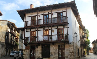 Casas en el casco histórico de Santillana del Mar