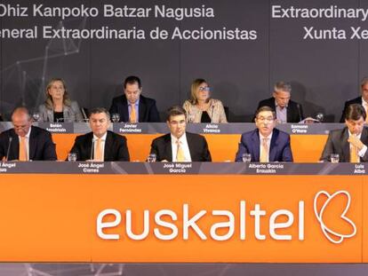 Junta de accionistas de Euskaltel.