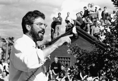 El político norirlandés Gerry Adams.