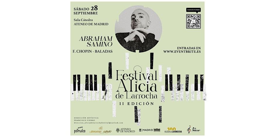 Abraham Samino en  el II Festival ‘Alicia de Larrocha’