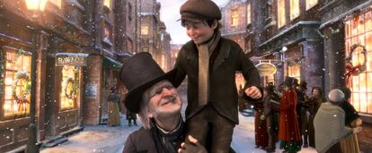 Fotograma de 'Cuento de Navidad', de Zemeckis.
