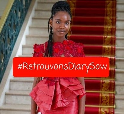 Diary Sow, una ejemplar estudiante senegalesa en París, desaparecida desde el 4 de enero.