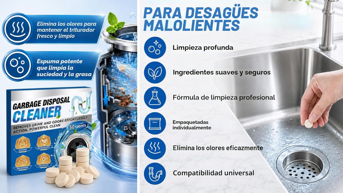 Pastillas para el olor de la cocina, baño y hogar.