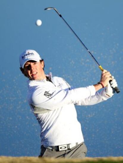 Rory McIlroy, durante las semifinales del Match Play.