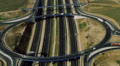 Autopistas radiales de Madrid.