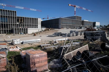 Las obras de la nueva facultad de Turismo de la Universidad de Málaga, que comenzaron en 2021 y por lo que la Constructora Acciona reclama 26 millones de euros por daños y perjuicios.