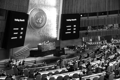 Asamblea General de la ONU, el 14 de noviembre de 2022. 