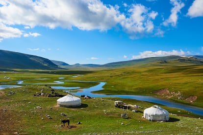 El parque nacional de Altái Tavan Bogd.