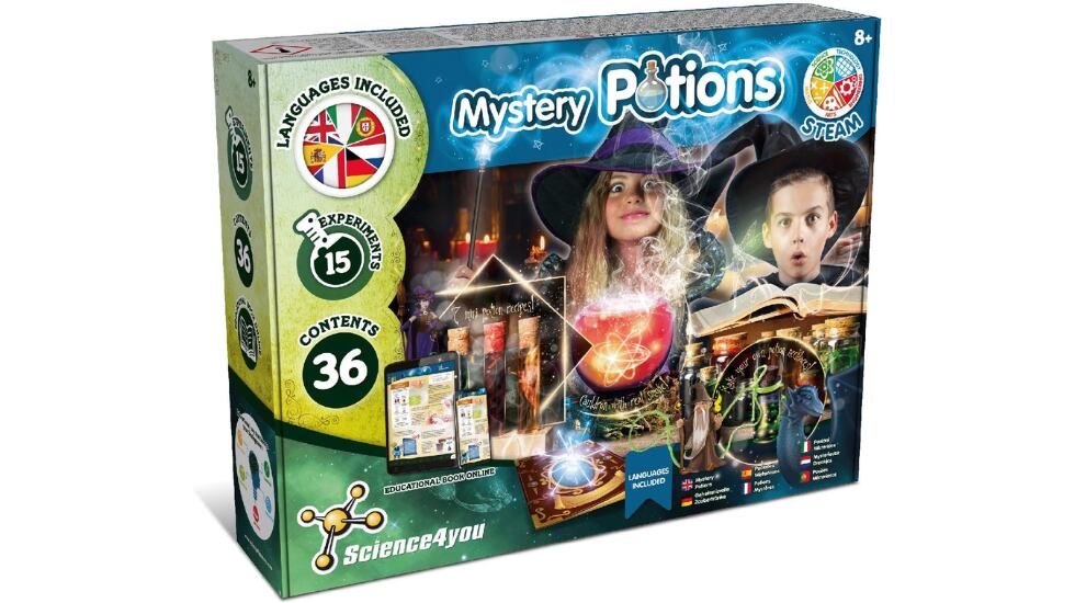 Este juego fomenta el interés de los niños en la ciencia y los experimentos.