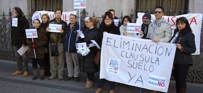 Protestas por las cláusulas suelo