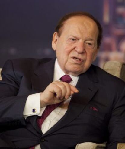 Sheldon Adelson, presidente y consejero delegado de Las Vegas Sands.