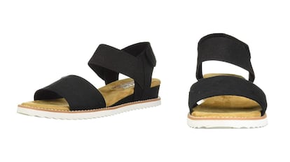 Unas sandalias con cuña frescas, cómodas y con estilo.