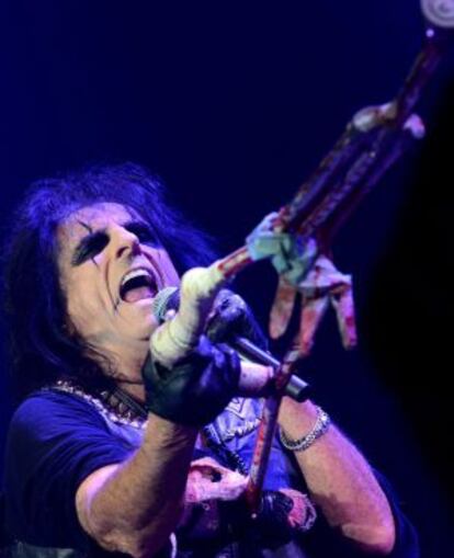 El cantante Alice Cooper.