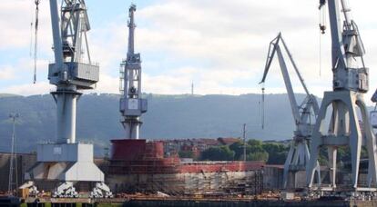 Vista de las instalaciones de La Naval de Sestao.